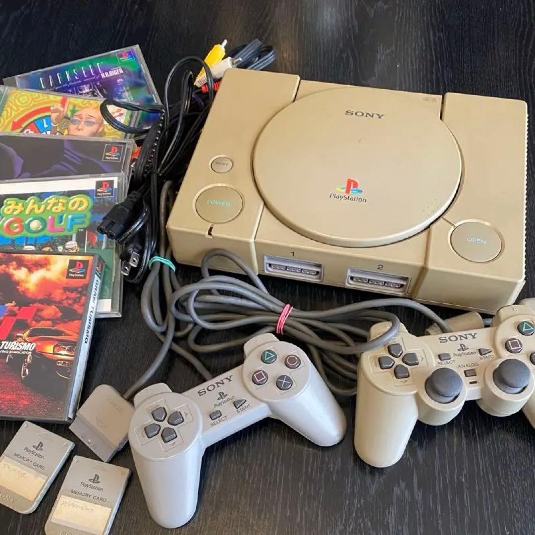 初代プレステ、スーパーファミコン、セガサターンの3つセット！（ゲームおまけ付き）