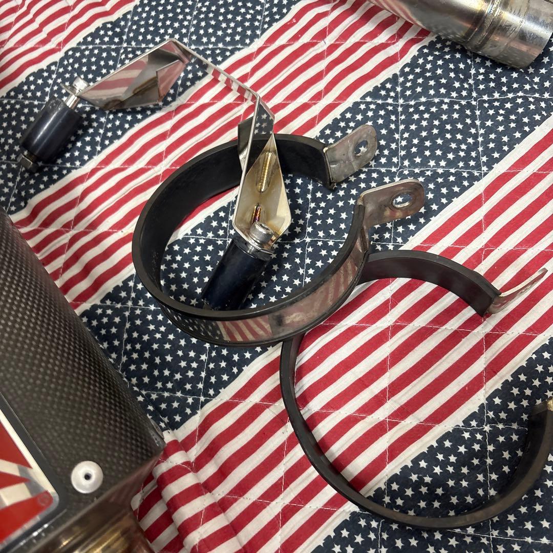 ホーネットヤマモトレーシングマフラー2本だし