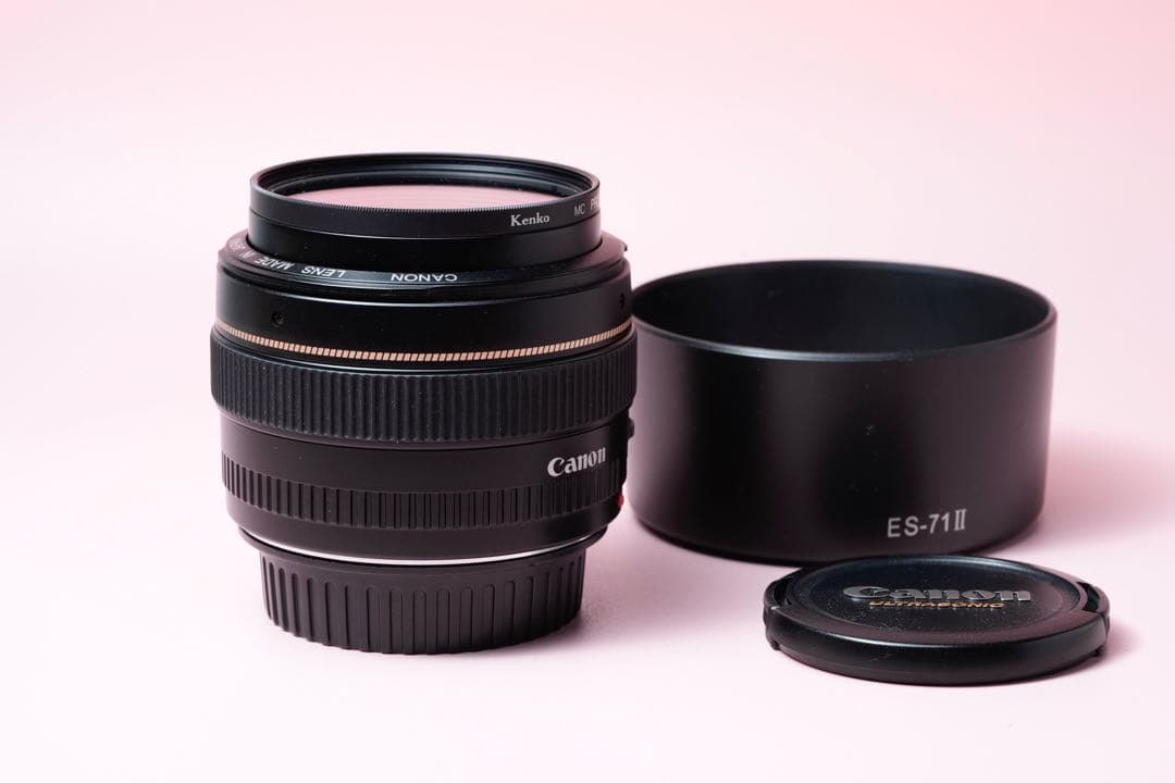 CANON EF 50mm F1.4 USM 保護フィルター付き