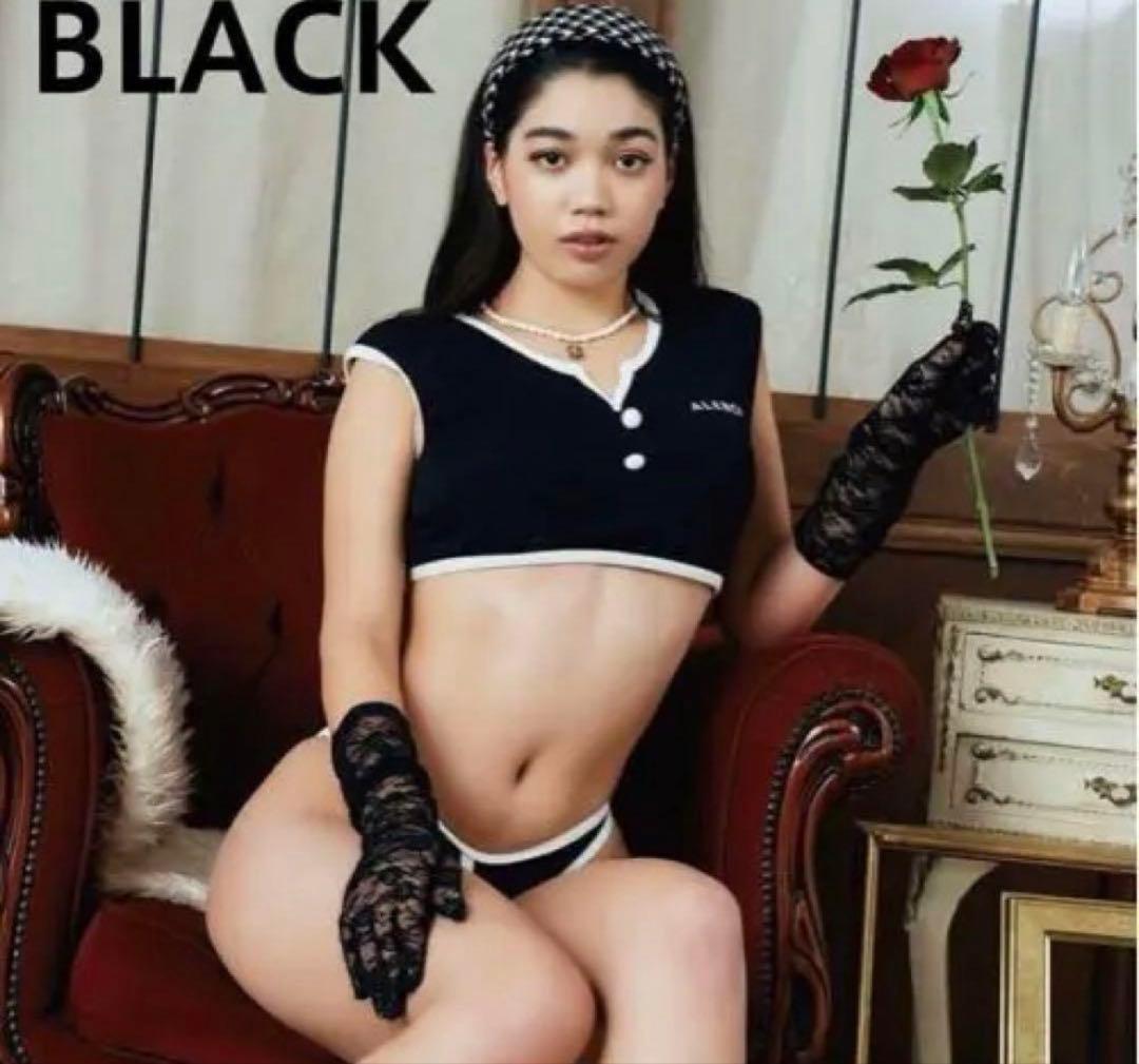 ALENCY アレンシー　リブニットビキニ