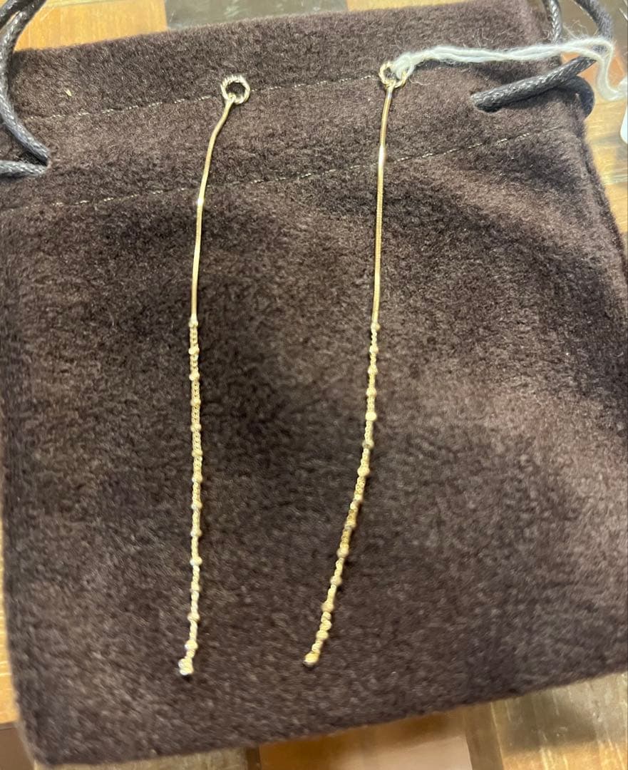 【お値下げ新品未使用品】アガット　ピアスチャーム　K10