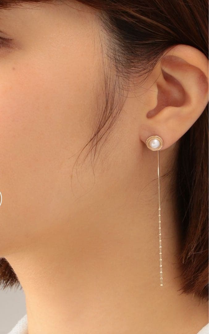 【お値下げ新品未使用品】アガット　ピアスチャーム　K10