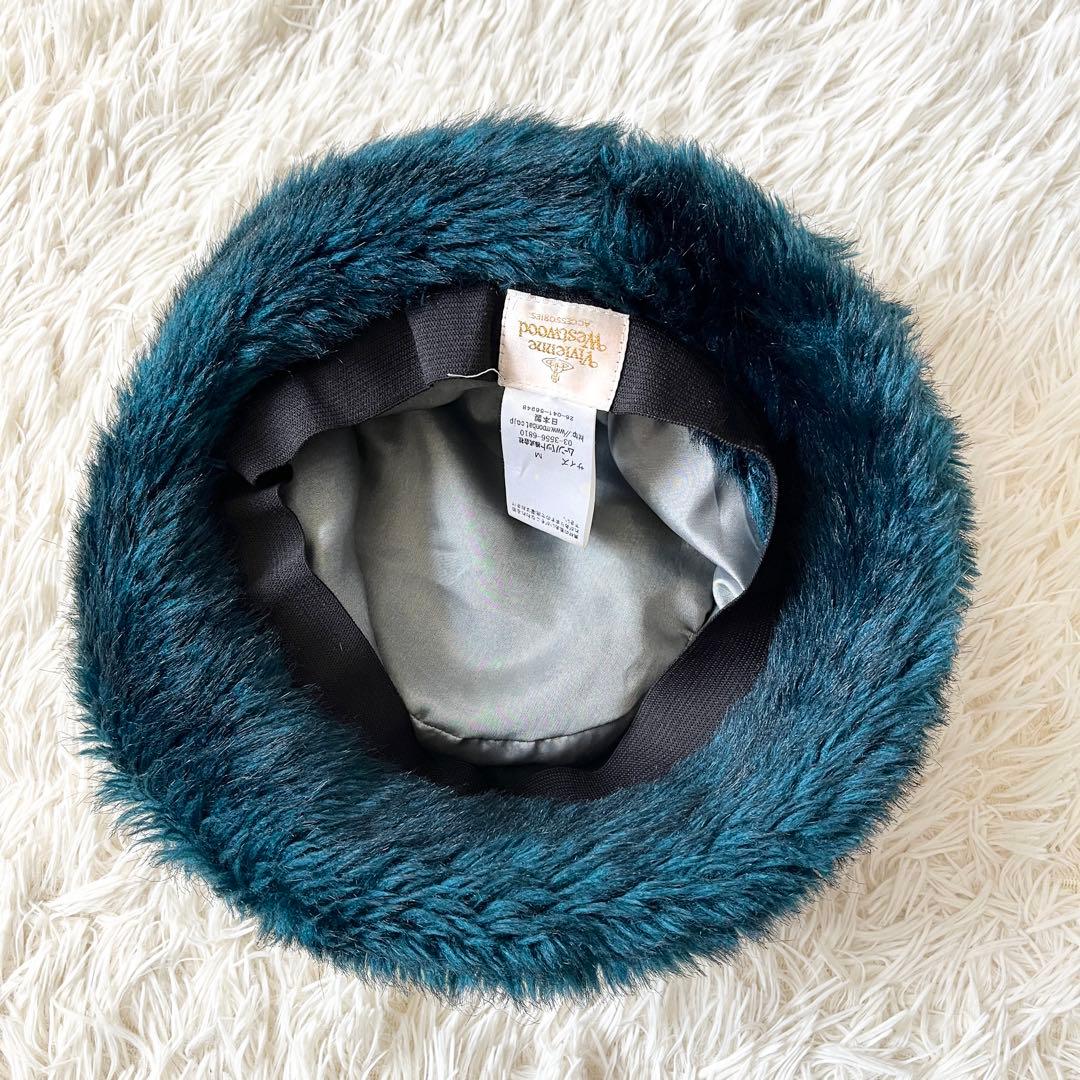 vivienne westwood フェイクファー バケットハット オーブ