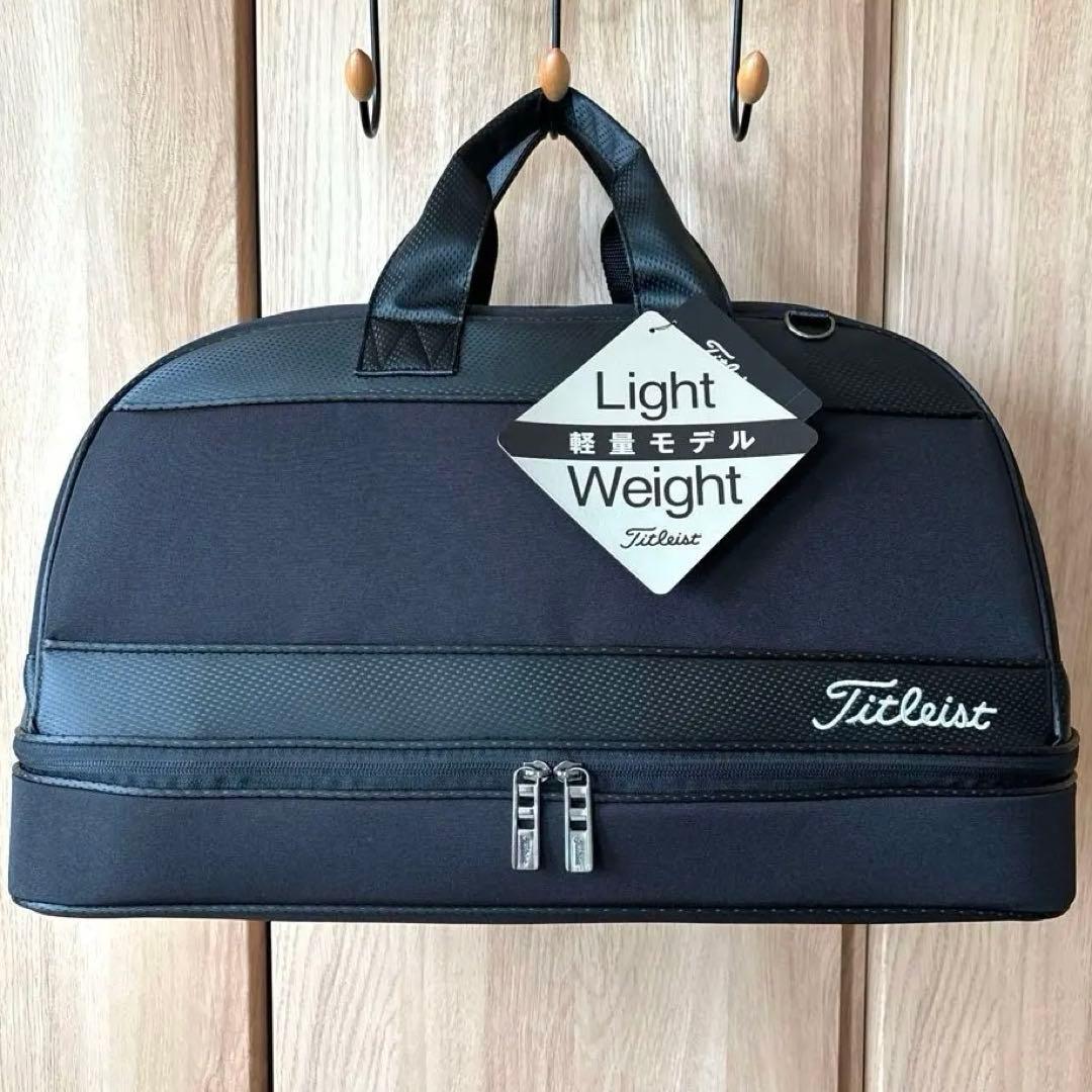 【新品】　タイトリスト　ボストン　バッグ　スポーツ　ゴルフ　旅行　黒　ブラック
