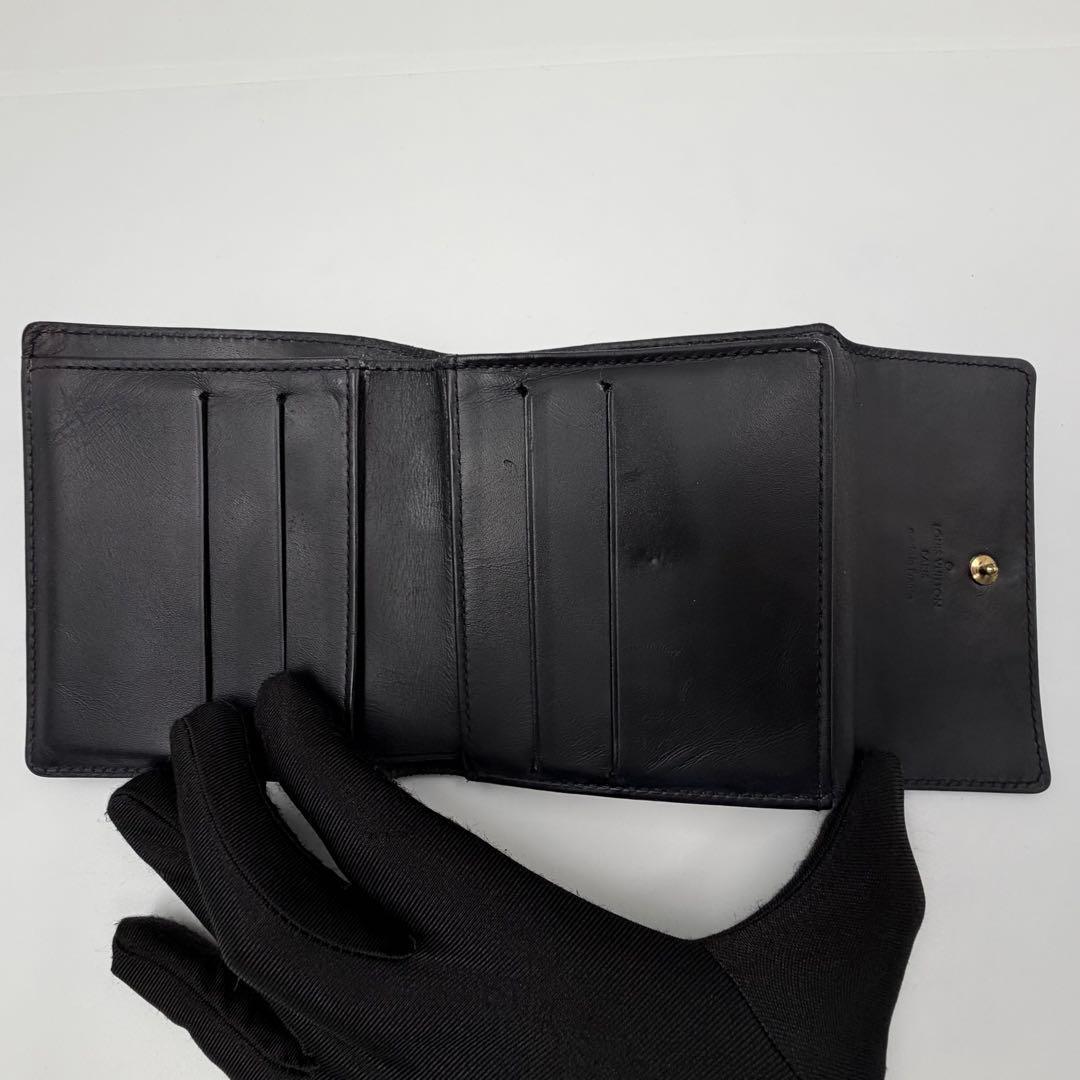 【美品】LOUIS VUITTON ルイヴィトン ヴェルニ Wホック 742