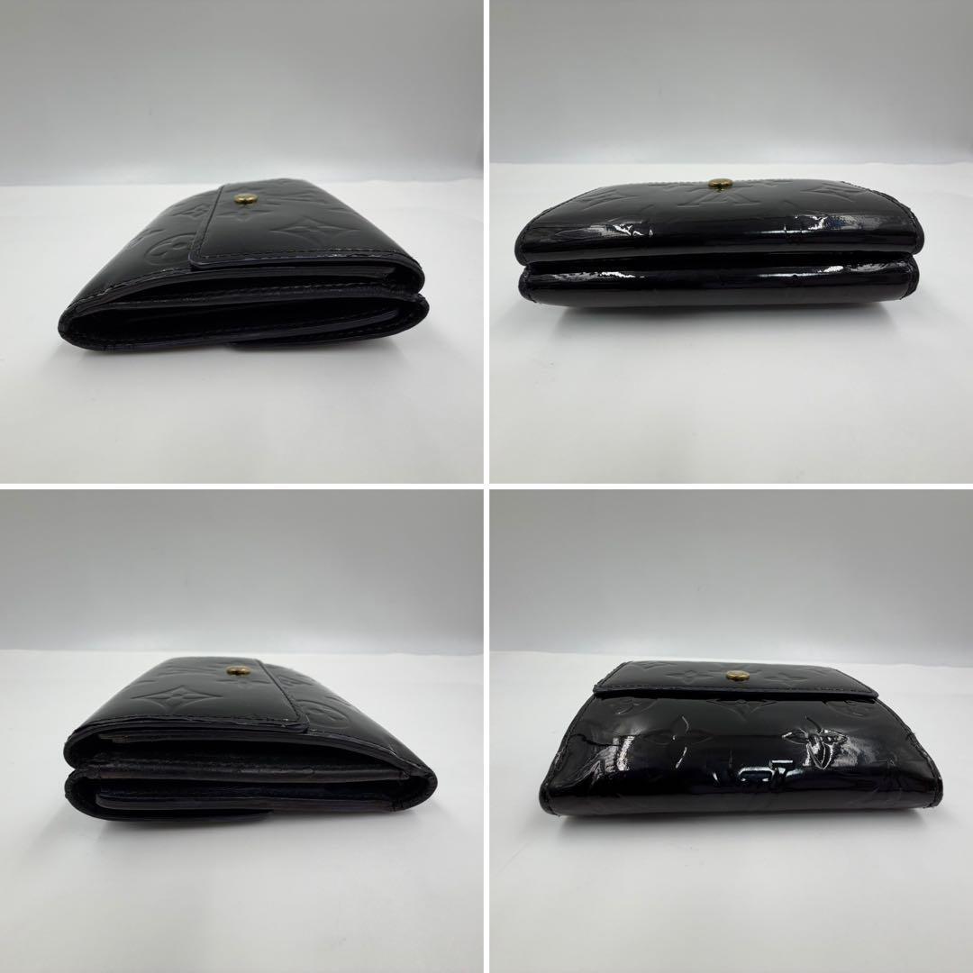 【美品】LOUIS VUITTON ルイヴィトン ヴェルニ Wホック 742