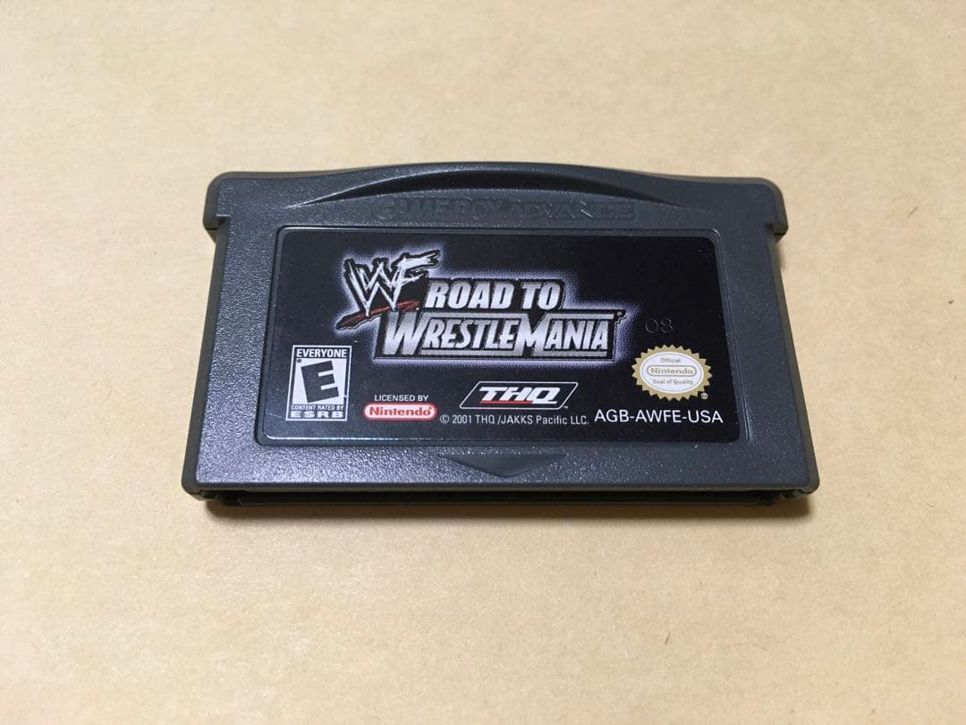 新品未使用　海外版　アドバンス　ROAD TO WRESTLEMANIA