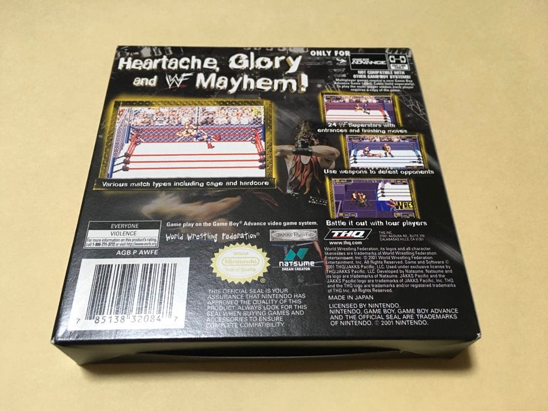 新品未使用　海外版　アドバンス　ROAD TO WRESTLEMANIA