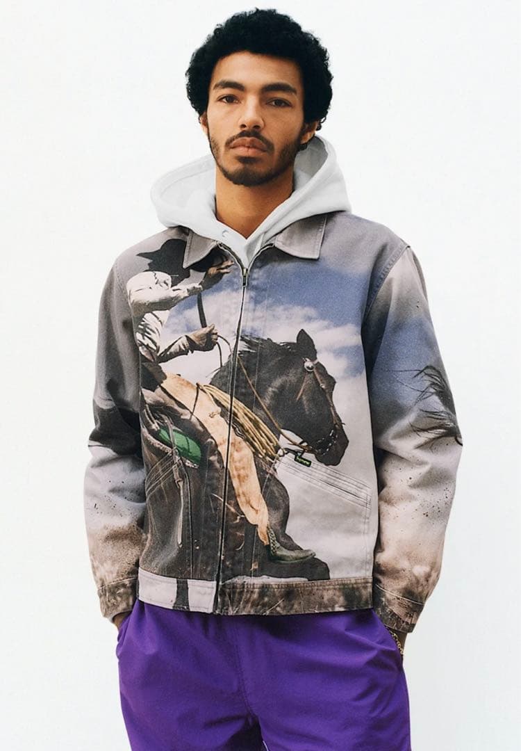 s*n様 【木村拓哉着用】supreme マルボロ カウボーイブルゾン タグ付き