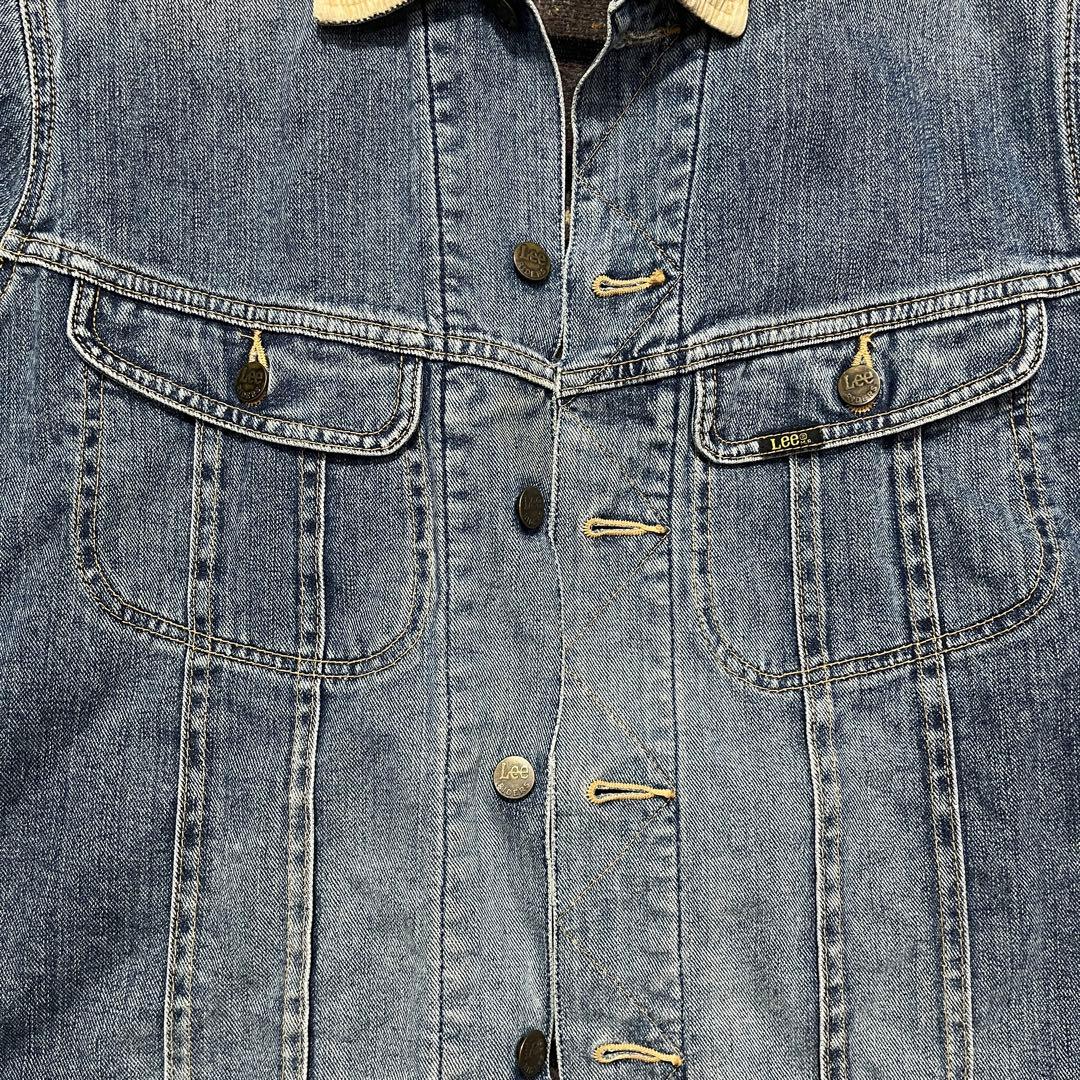 Lee リー　ストームライダー　コーデュロイ襟　裏ボア仕様　デニムジャケット