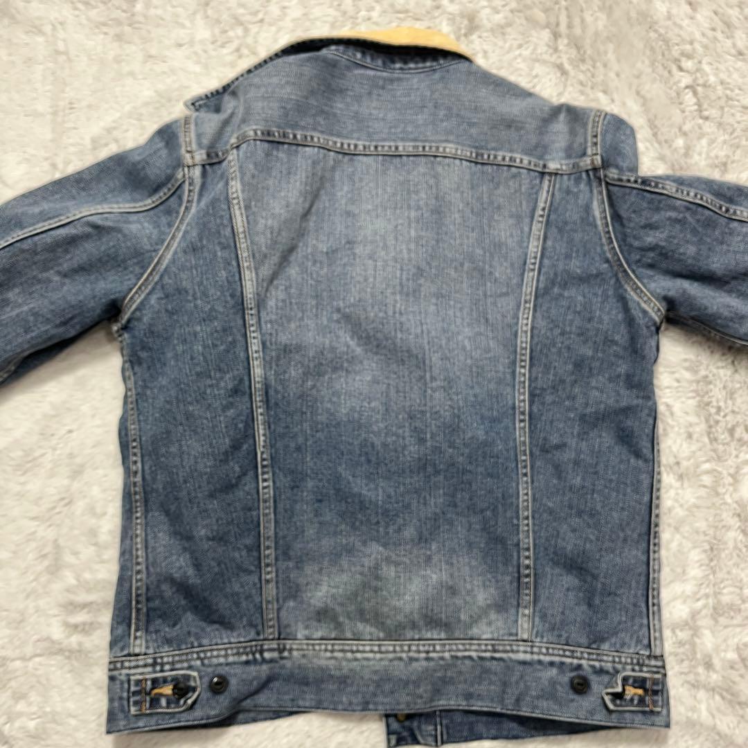 Lee リー　ストームライダー　コーデュロイ襟　裏ボア仕様　デニムジャケット