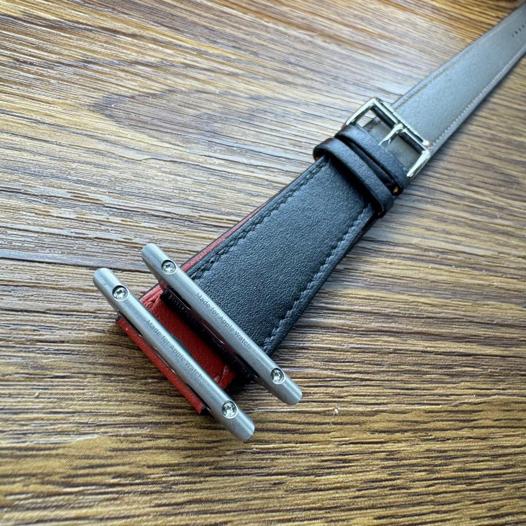 2799 Apple Watch エルメス　ドゥブルトゥール　二重