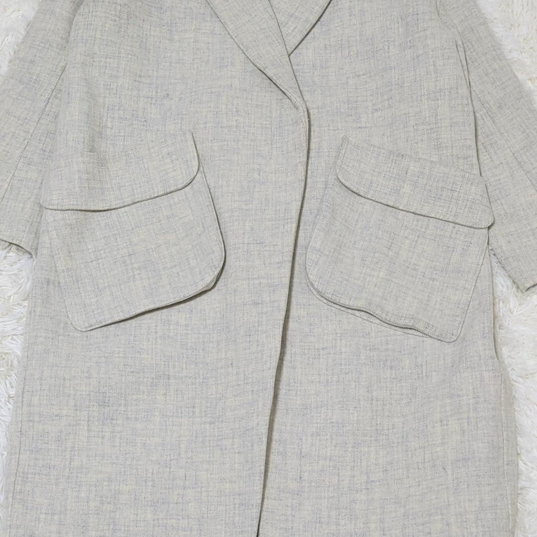 綾瀬はるかさん着用モデル✨ENFOLD　ダブルフェイス　立体ポケットロングコート