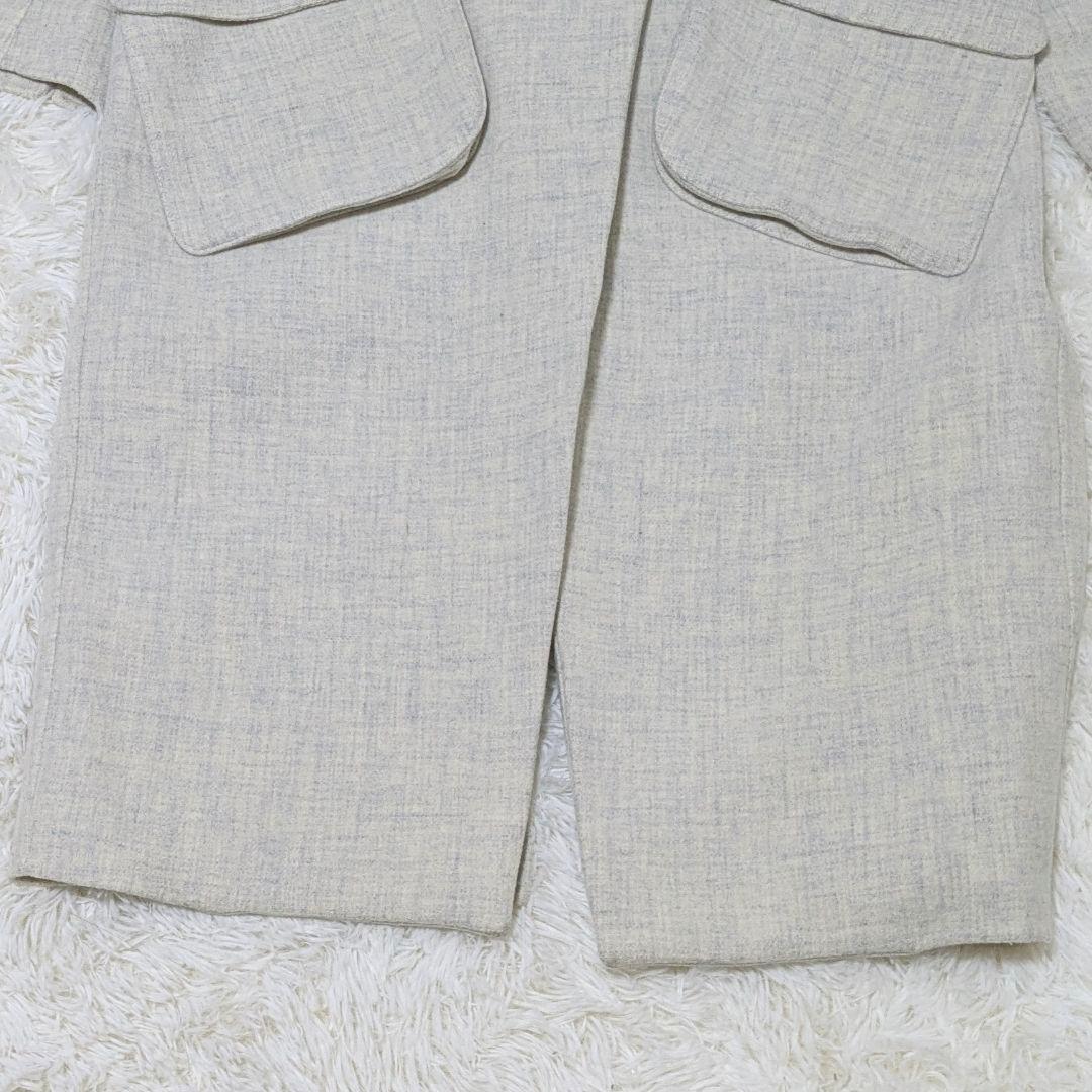 綾瀬はるかさん着用モデル✨ENFOLD　ダブルフェイス　立体ポケットロングコート