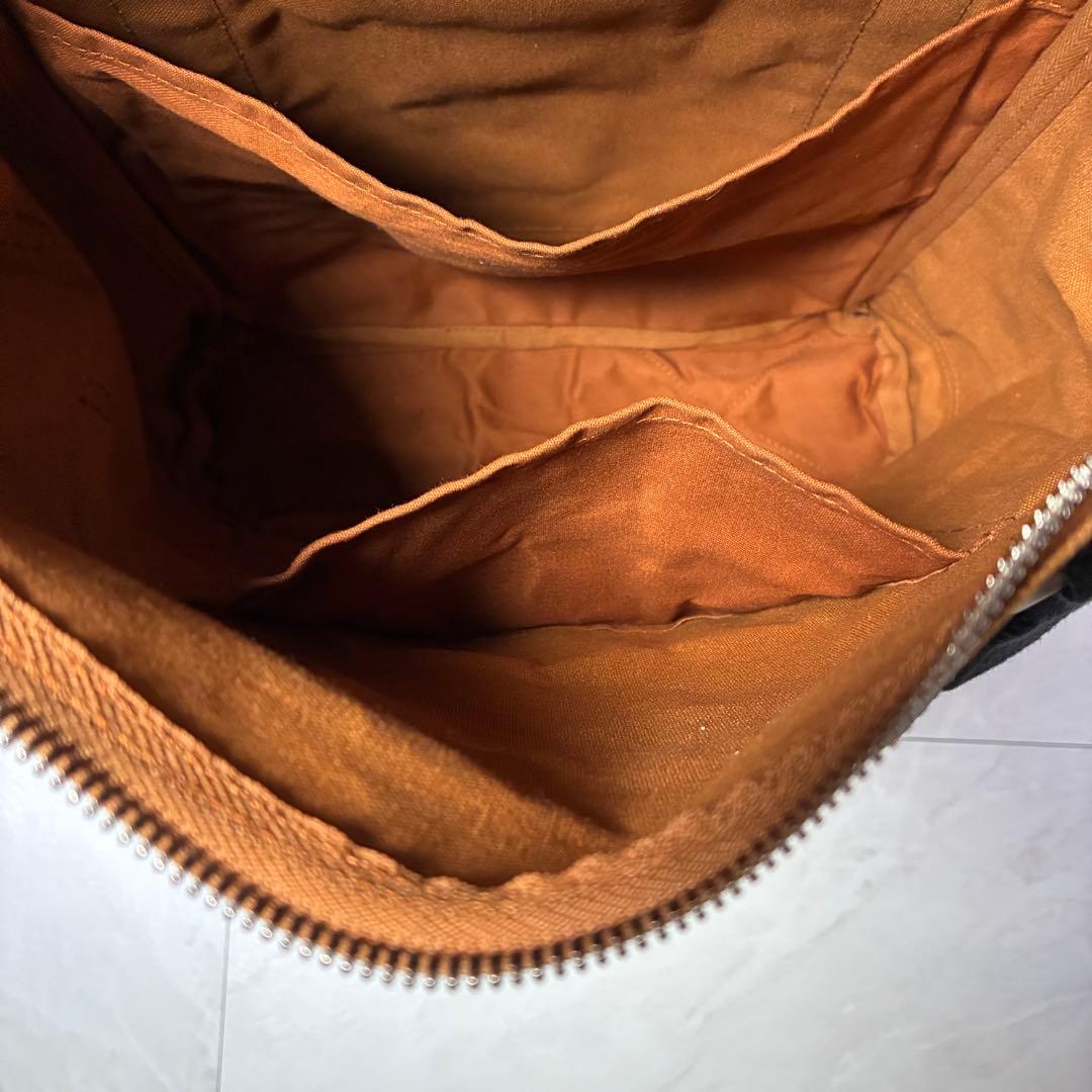 一澤信三郎帆布 R-08 リュック 2way レンガ✖️黒 綿帆布 信三郎帆布