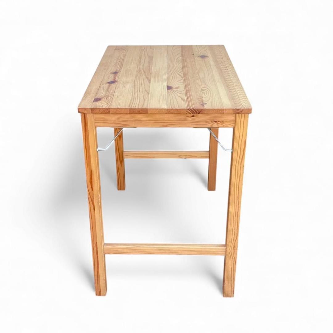 美品 無印良品 MUJI 折りたたみデスク デスク テーブル 天然木 廃盤