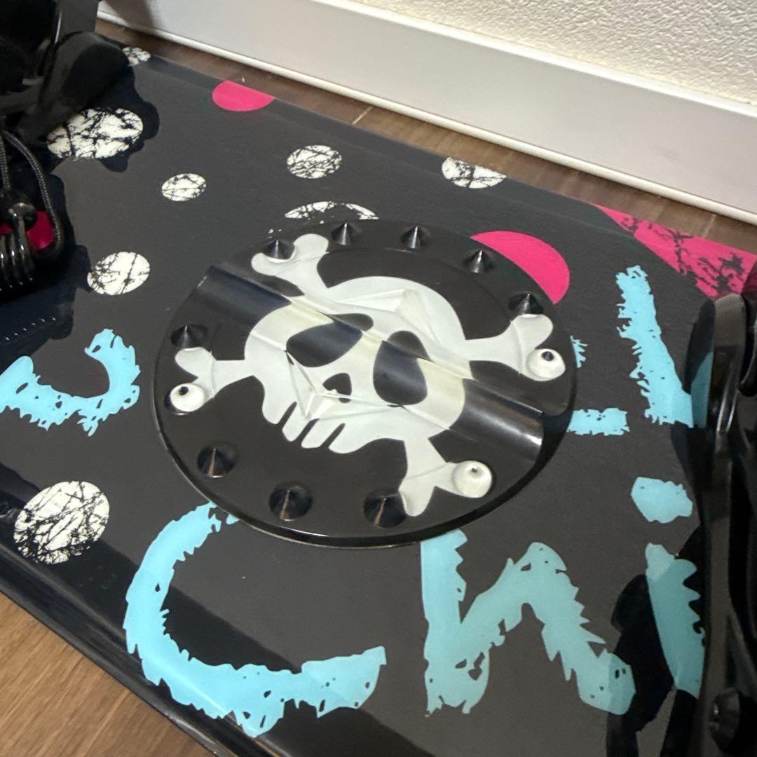 超美品 Swivel キッズ スノーボード ＆ ビンディングセット 120cm