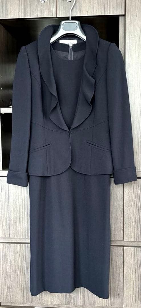 【miss ashida 】【クリーニング済】お受験スーツ　⭐︎5号⭐︎ 濃紺