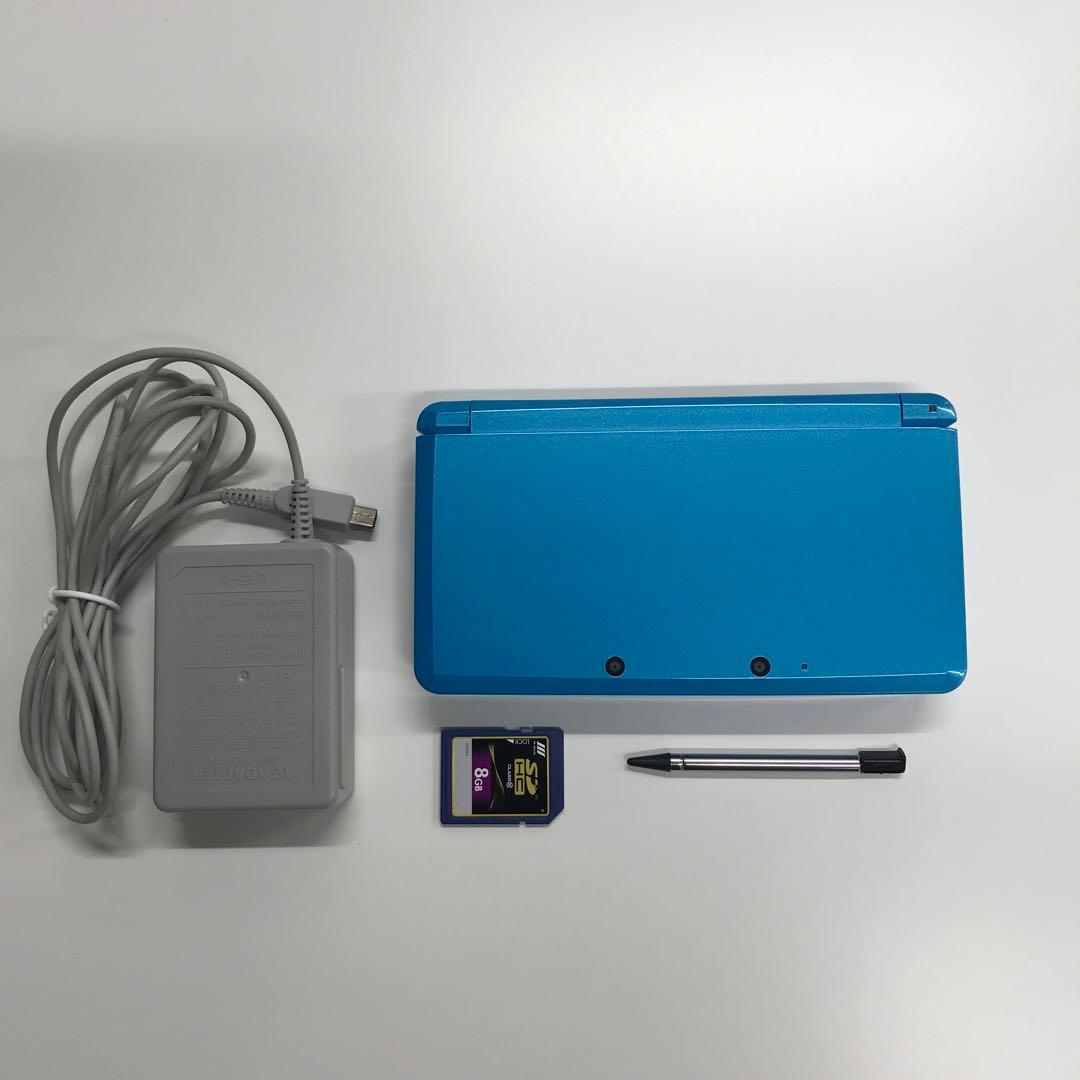美品 Nintendo ニンテンドー3DS ライトブルー