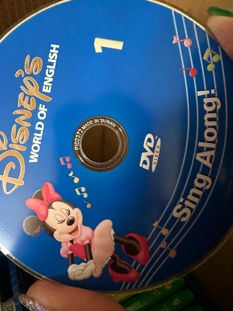 Disney英語教材セット カラオケ機械付き