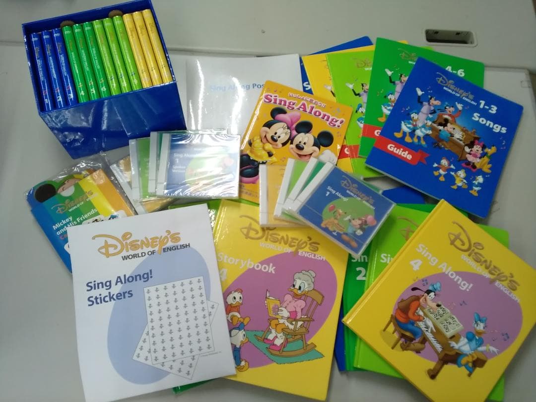 Disney英語教材セット カラオケ機械付き