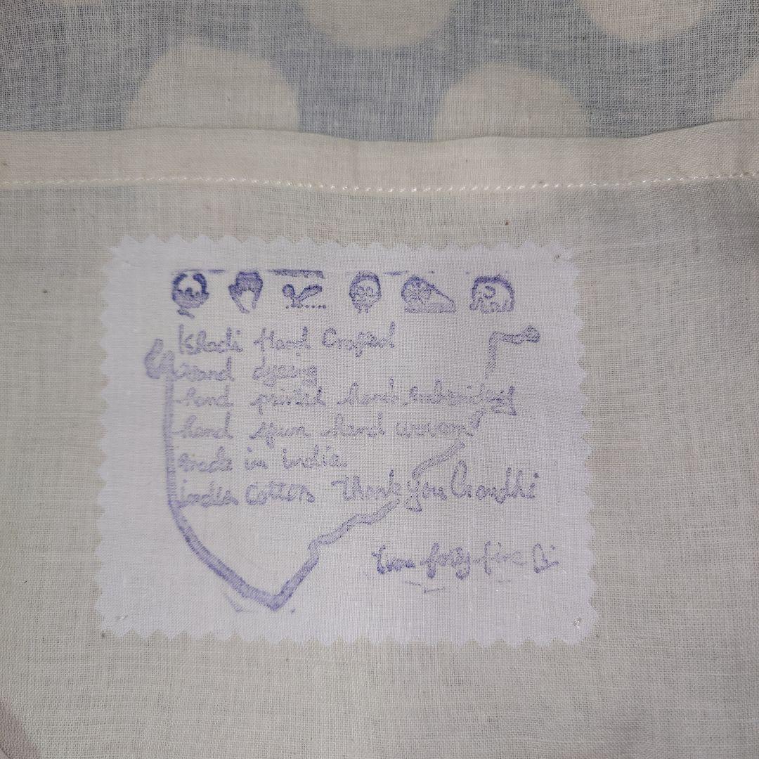 晃さん専用！新品！45R インドカディの水玉バンダナバッグ