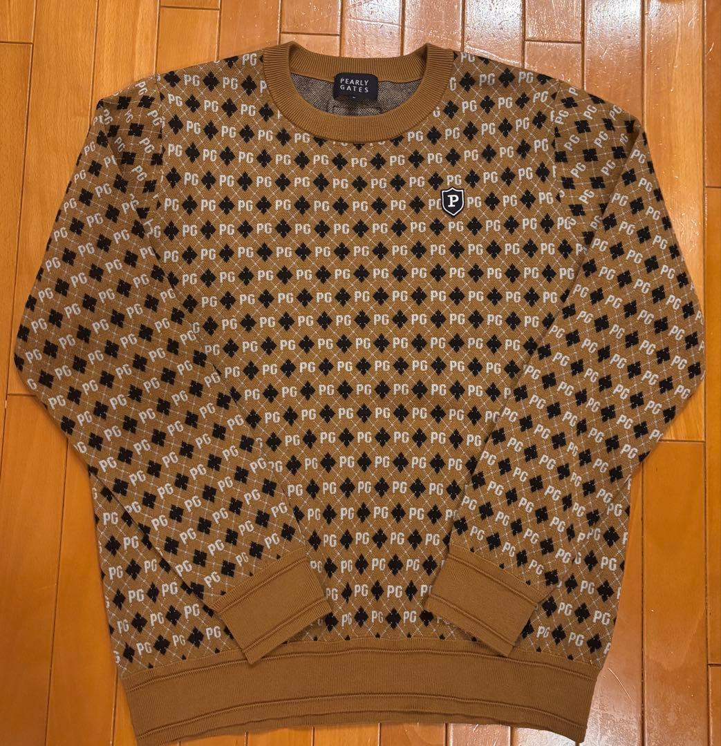 パーリーゲイツ　アーガイルチェック　セーター