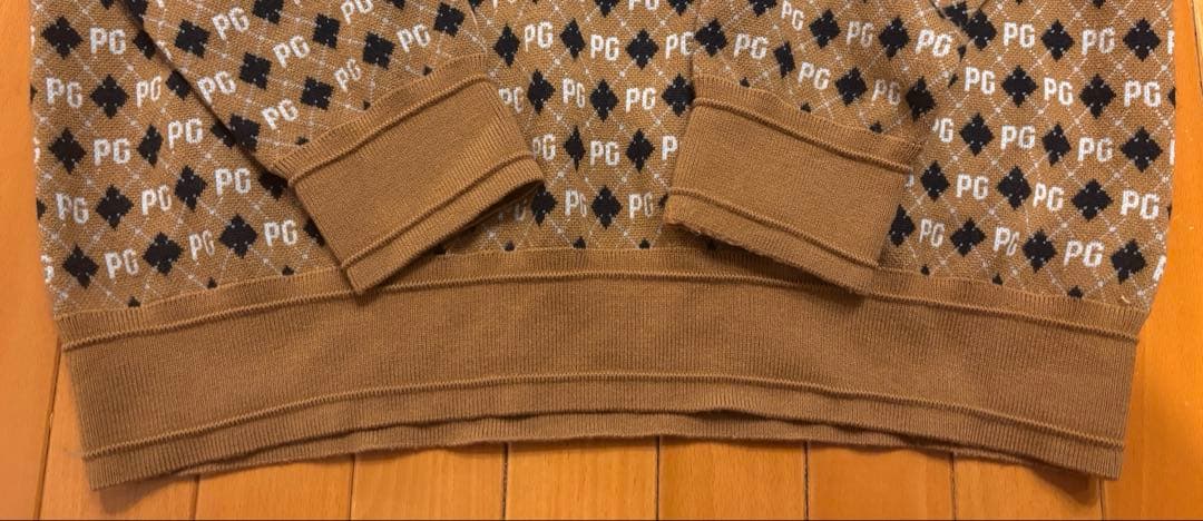 パーリーゲイツ　アーガイルチェック　セーター