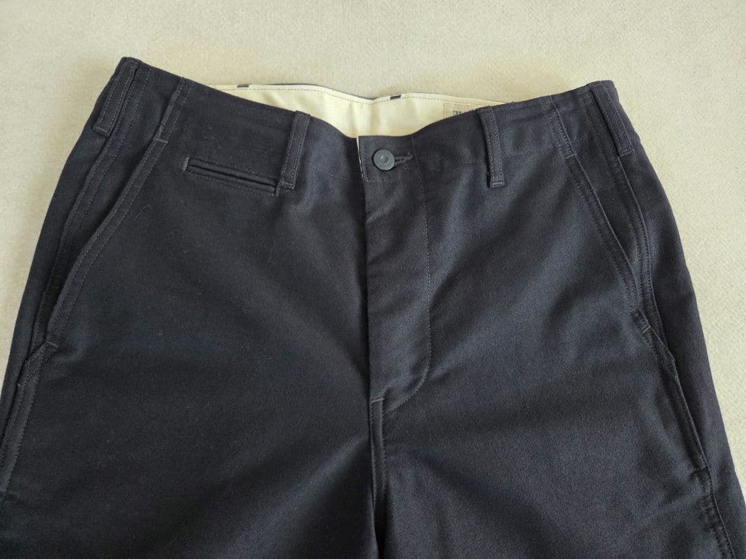 【美品】boncoura ボンクラ 41チノ モールスキン パンツ 31インチ