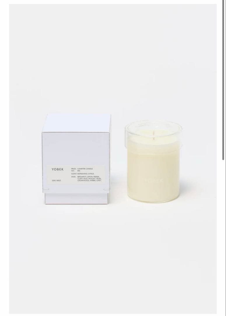 キャンドル YOBEK CANISTER CANDLE CIBONE BIOTOP