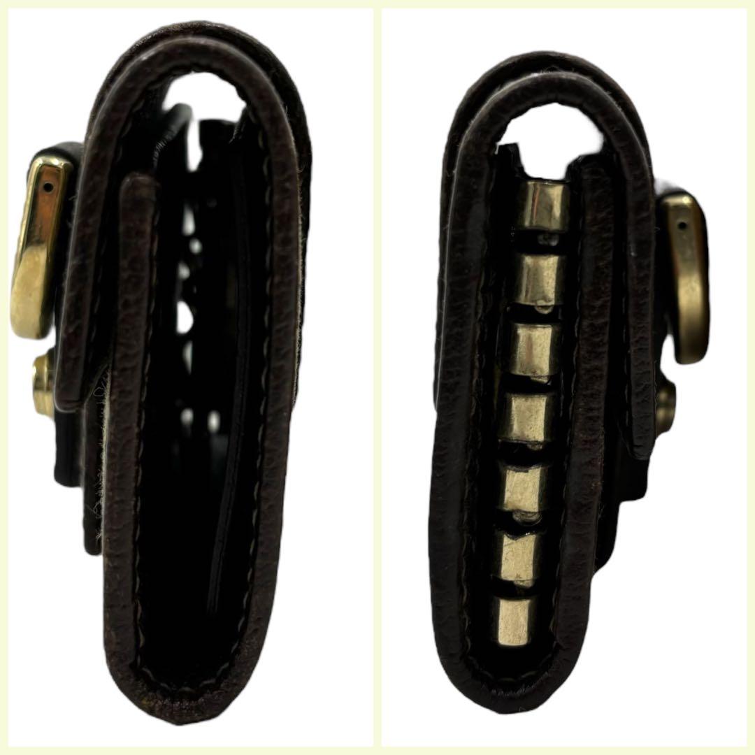 ✨美品✨　GUCCI グッチ　キーケース　6連　GG柄　三つ折り　キャンバス