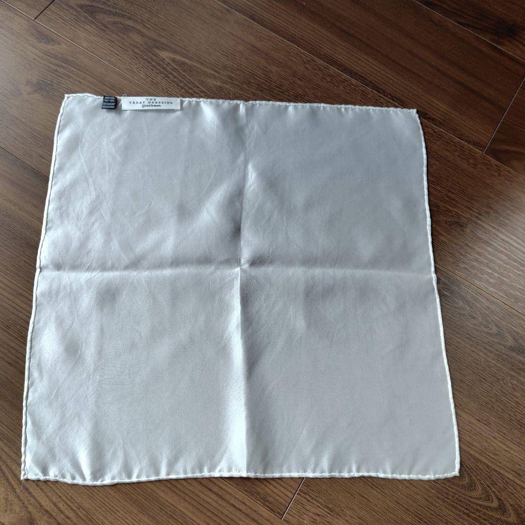 トリートドレッシング 新郎 シャツ カフス チーフ 蝶ネクタイ 4点セット