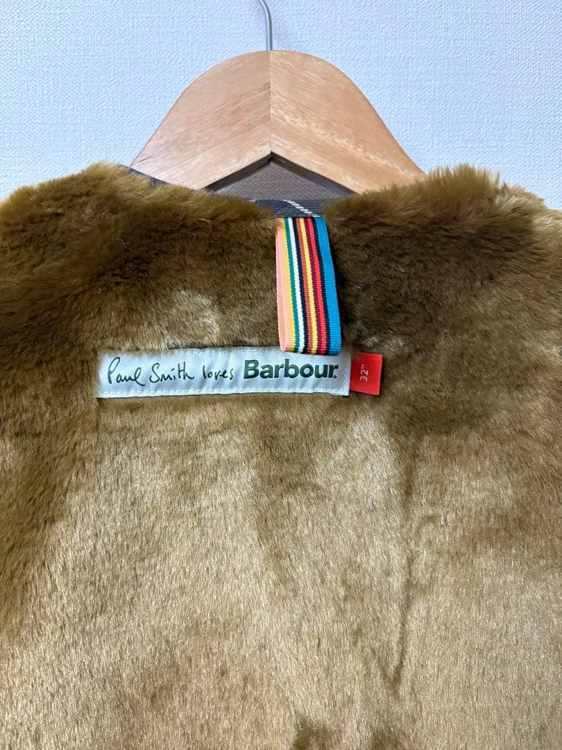 Barbour ×Paul Smith リバーシブル　ベスト