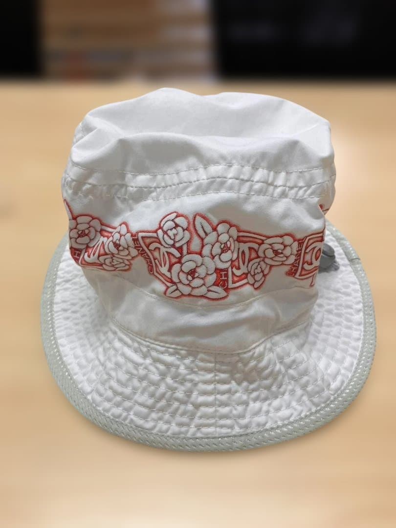 ジ*ん様 最終売切り！美品タグ取れCHANEL バケットハット 花柄刺繍 ピンク