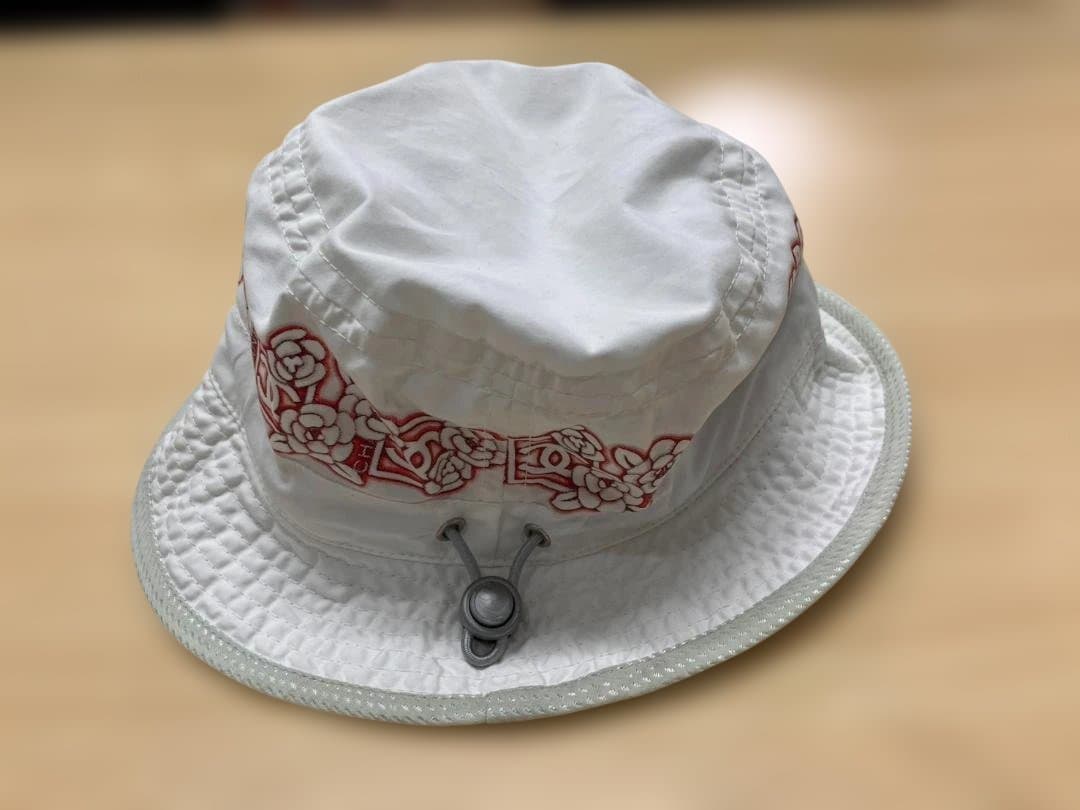 ジ*ん様 最終売切り！美品タグ取れCHANEL バケットハット 花柄刺繍 ピンク