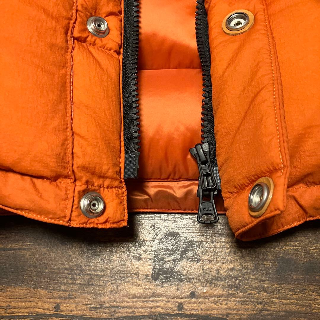 \"新品未使用\" DANTON ダントン ダウンベスト オレンジ サイズL