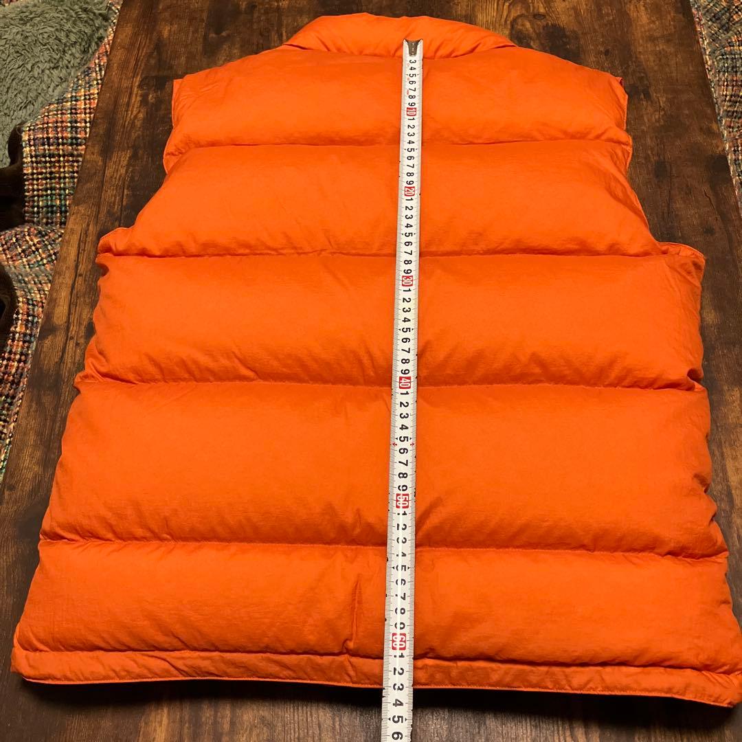 \"新品未使用\" DANTON ダントン ダウンベスト オレンジ サイズL