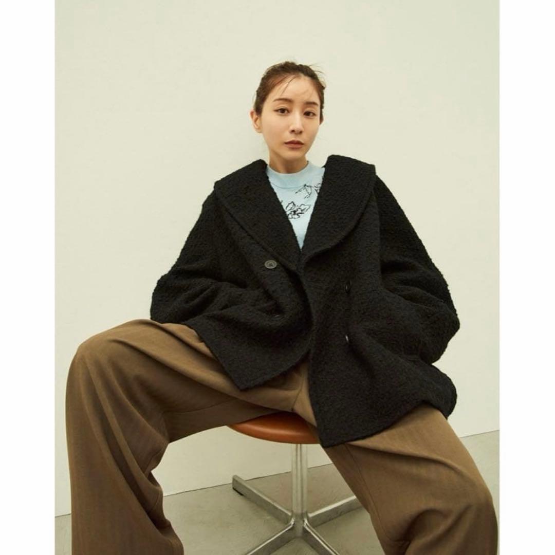 MINAMI TANAKA×CLANE OVER TWEED COAT