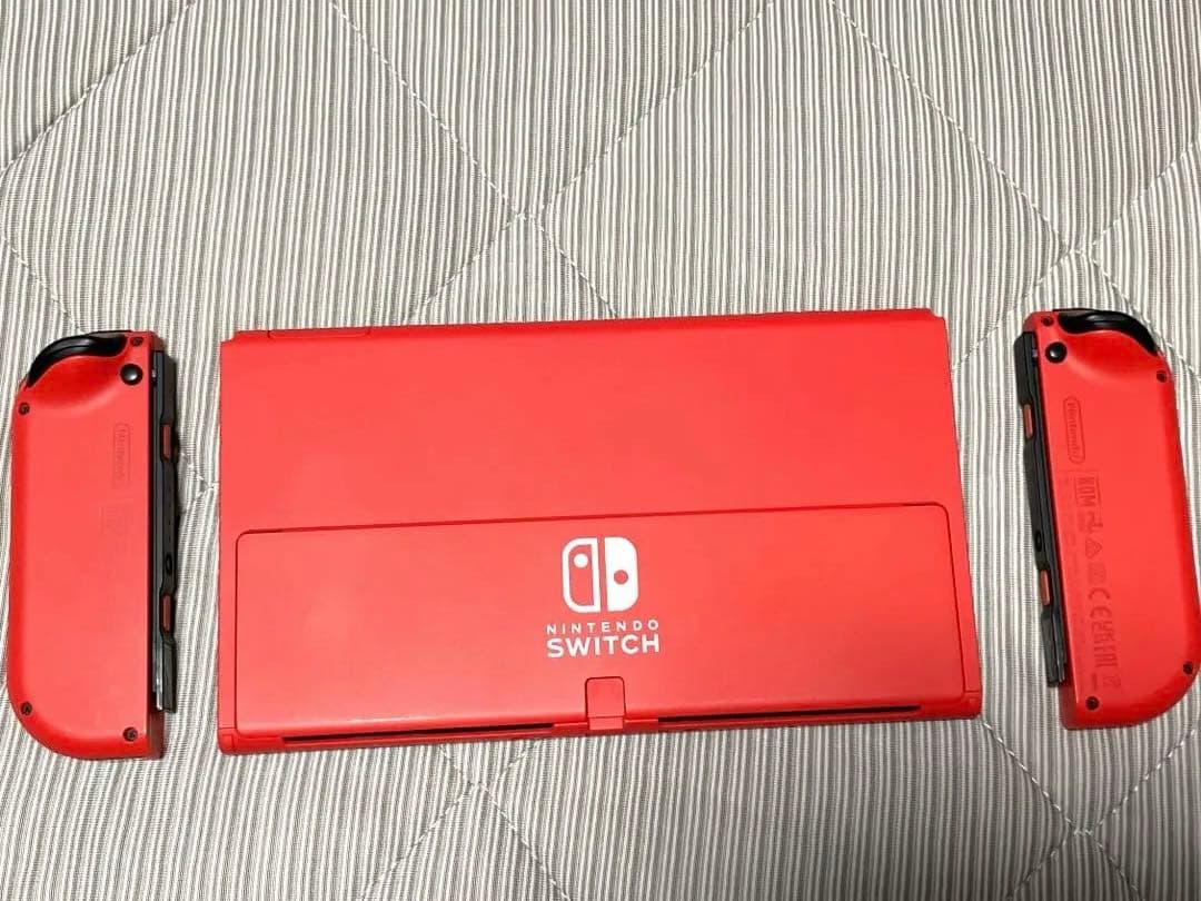 【箱保証書付】Nintendo Switch 有機ELモデル 赤　ケース付き