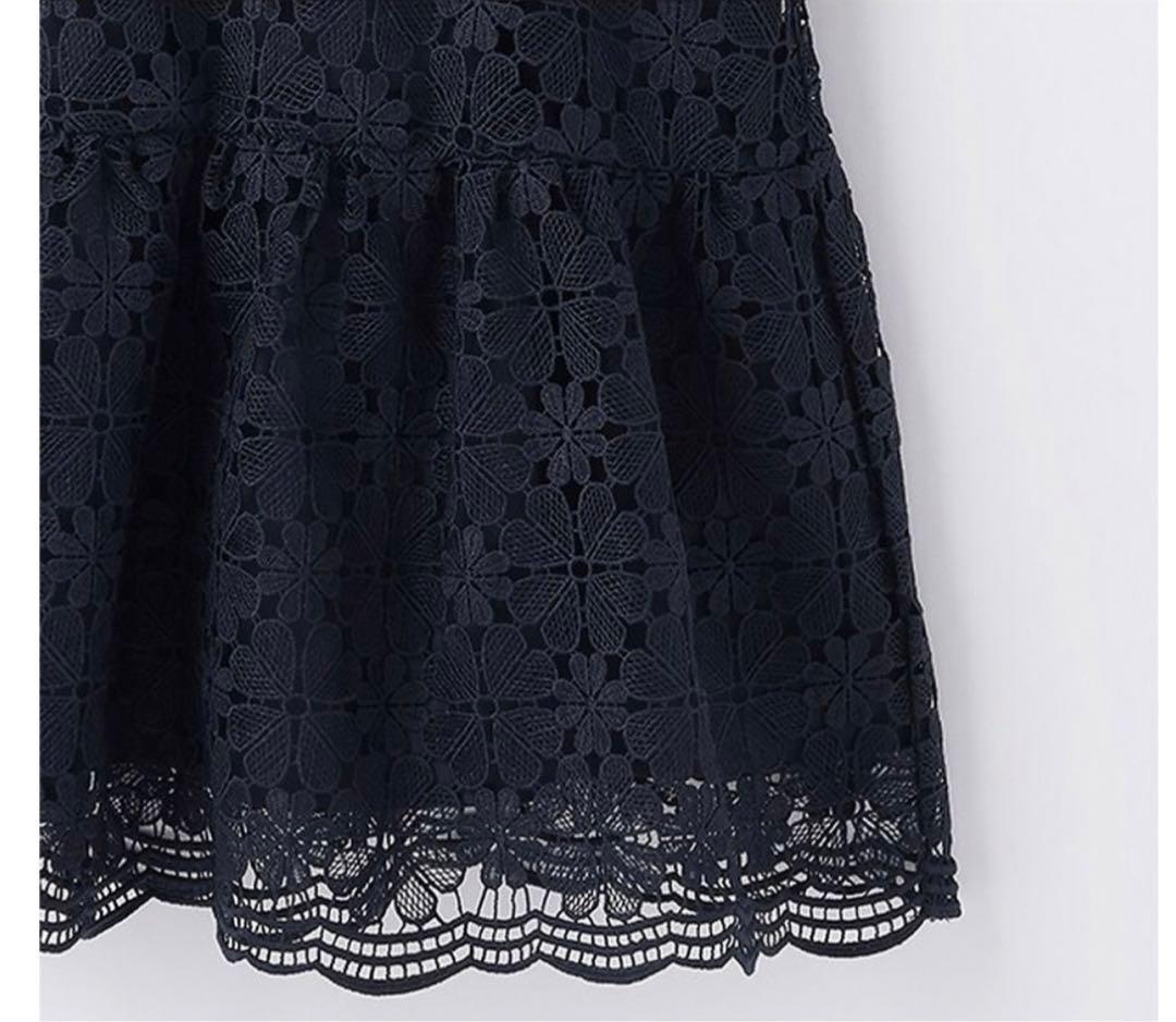 ケイトスペード（M）130〜140 新品未使用タグ付きレースワンピース