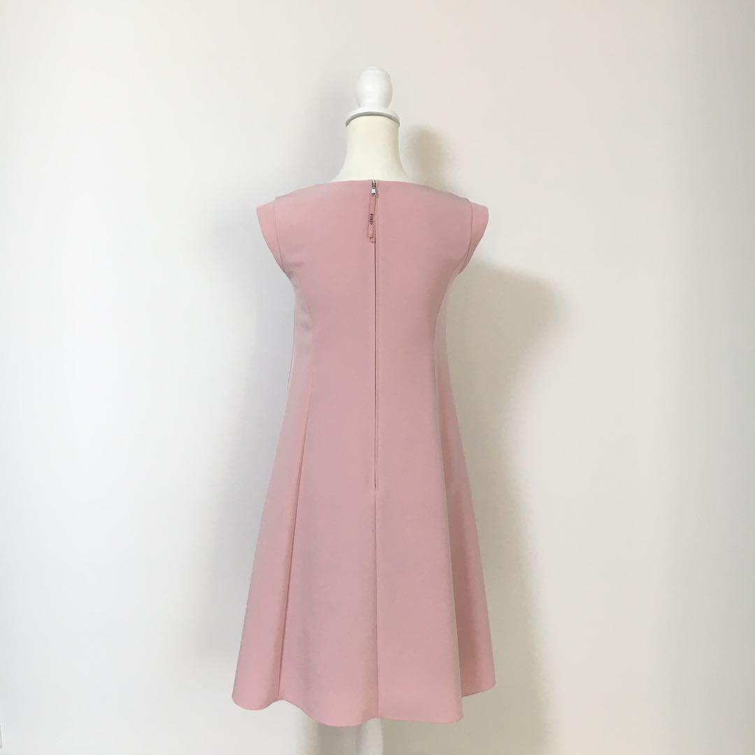 近年美品　FOXEY フォクシー 洗える　マットストレッチ　ワンピース