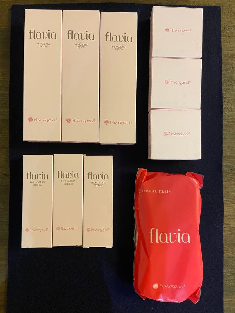 【新品未開封】flavia フラビア　ザモイスチャー基本3点キット×3回分