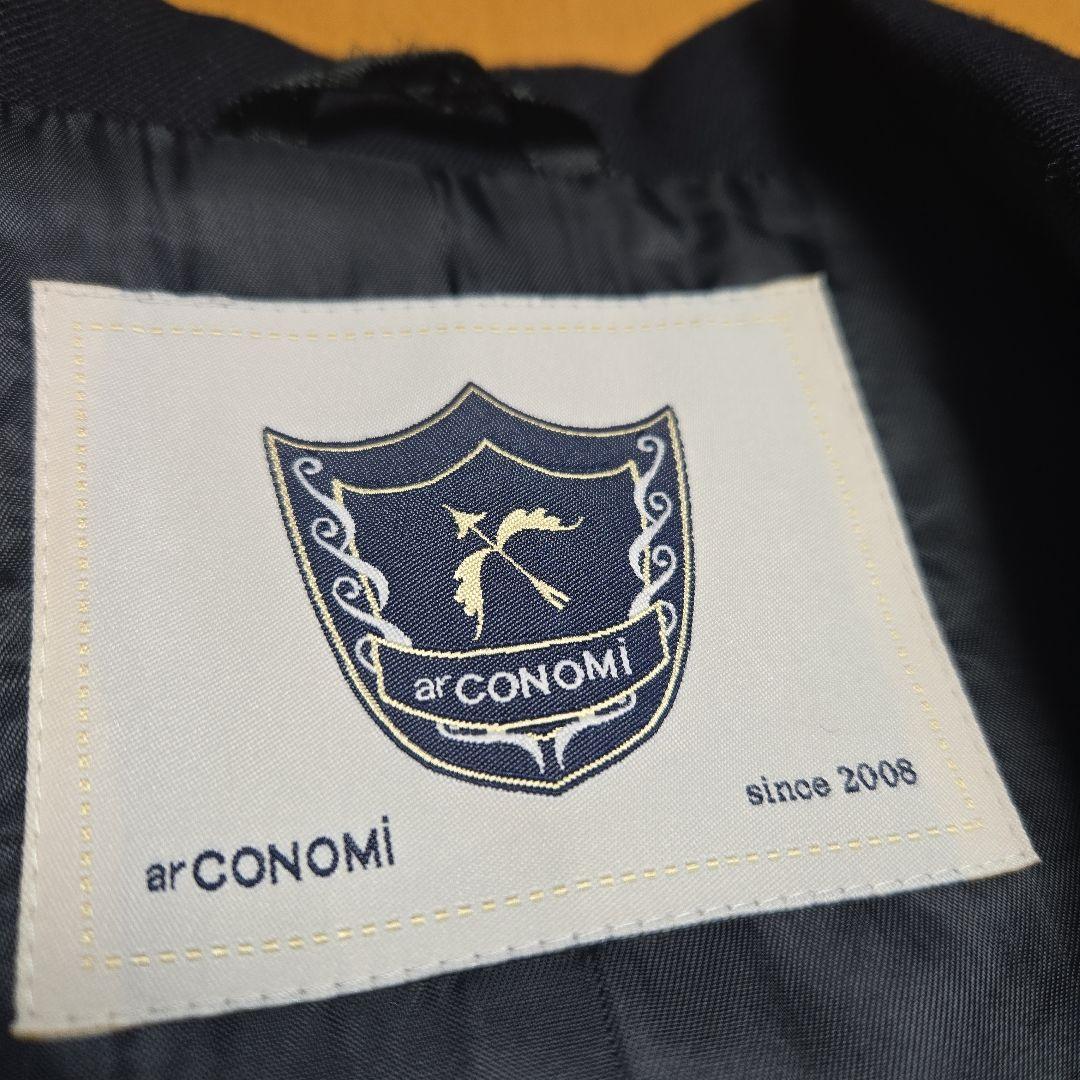 美品　CONOMI　ブレザー　テーラードジャケット　L　ネイビー　金ボタン　紺
