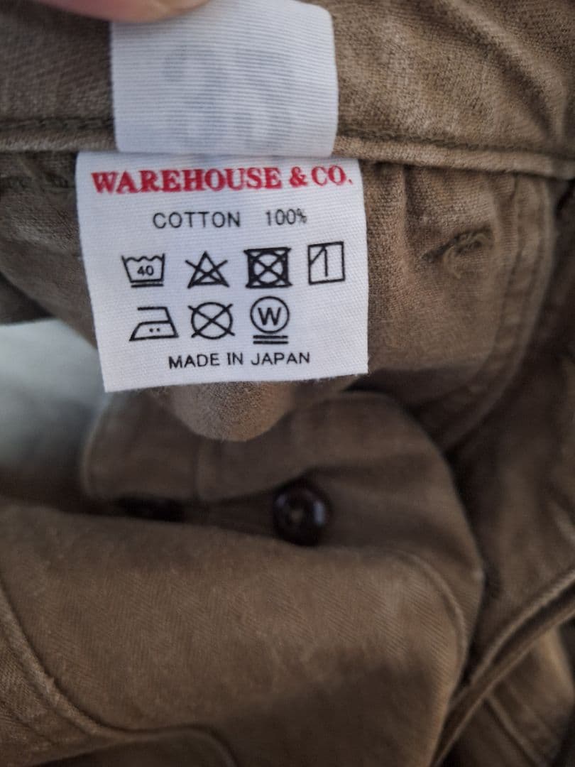 WAREHOUSE Lot 1086 ヘリンボーン ベイカーパンツ