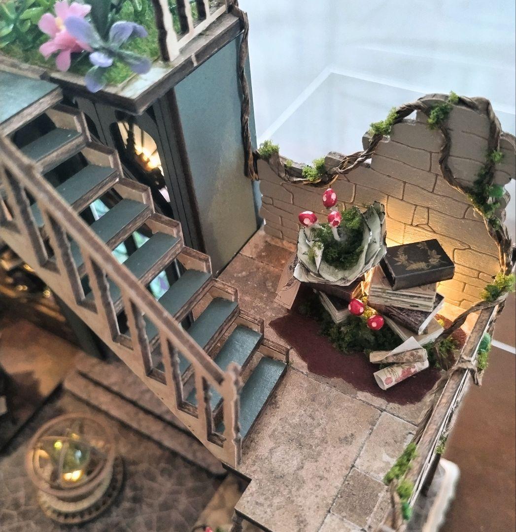 *完成品* ドールハウス マジックハウス ハリーポッター 大時計 古城 カバー付