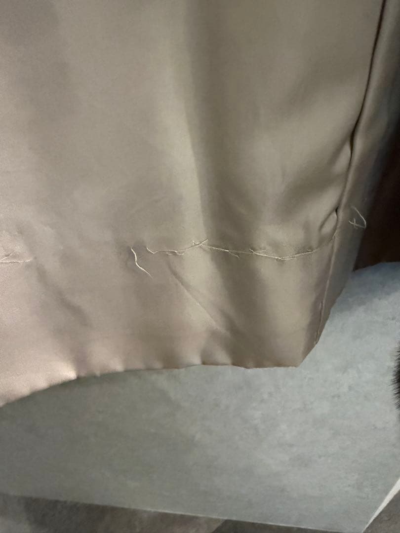 Nakamura Fur 毛皮コートベージュ　訳あり