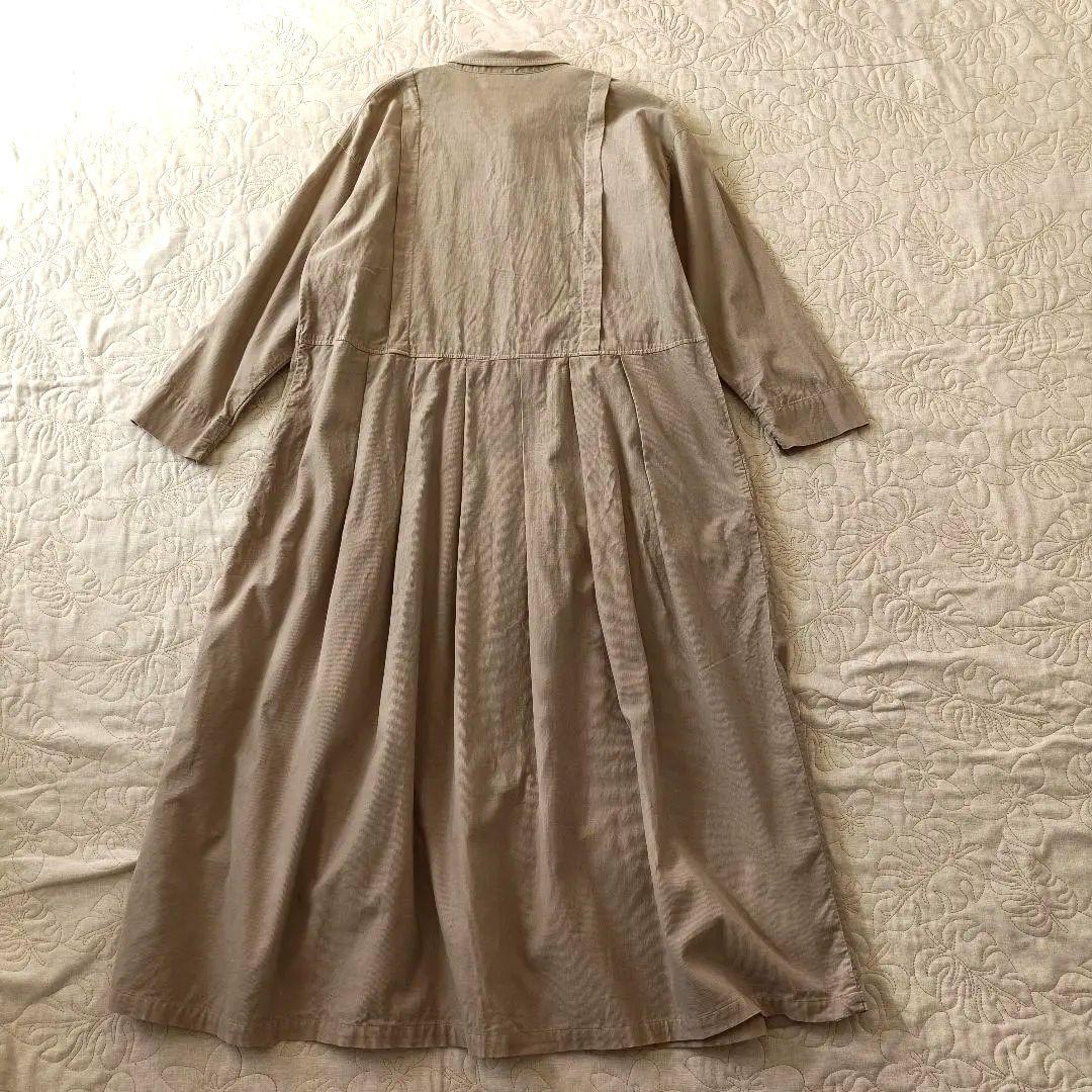 yuum様　2枚おまとめ【超美品】コーデュロイ　ピンタック　　ロングワンピース