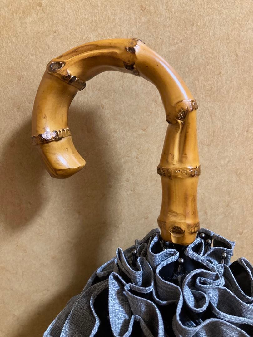 芦屋ロサブラン ショート シングルフリル ダンガリー グレー 【値下げ不可】