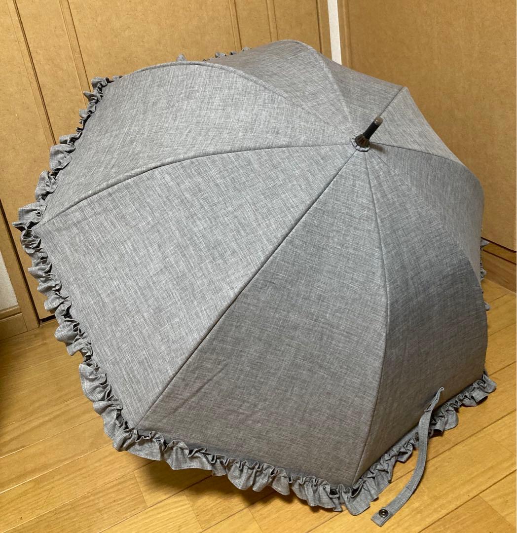 芦屋ロサブラン ショート シングルフリル ダンガリー グレー 【値下げ不可】