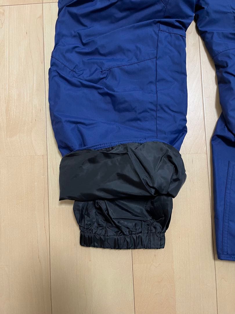 【美品】デサント スキーウェア 上下セット Sサイズ 水色＋ネイビー